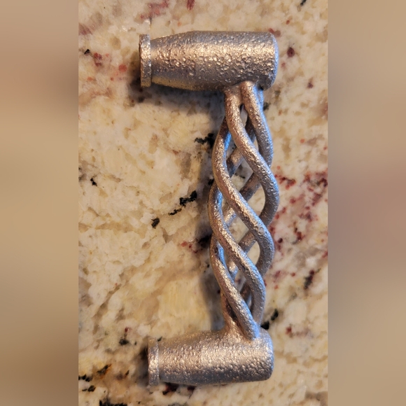 Ancient Treasures Satin Nickel Drawer Pull - Picture 2 of 3